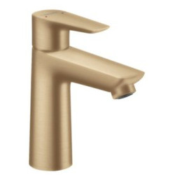 Praustuvo maišytuvas Hansgrohe Talis E 110, su dugno vožtuvu, šlifuota bronza