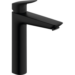 Praustuvo maišytuvas Hansgrohe Logis 190, be dugno vožtuvo, juoda matinė