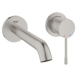 Praustuvo maišytuvas Grohe Essence 183 mm, iš sienos, nerūdijančio plieno spalva