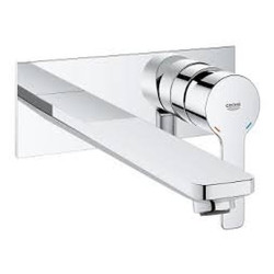 Praustuvo maišytuvas Grohe Lineare 207 mm, iš sienos, chromas