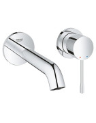 Praustuvo maišytuvas Grohe Essence 183 mm, iš sienos, chromas