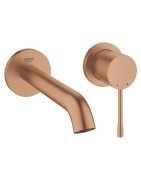 Praustuvo maišytuvas Grohe Essence 183 mm, iš sienos, matinis rausvas auksas (Brushed Warm Sunset)
