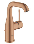 Praustuvo maišytuvas Grohe Essence M, su dugno vožtuvu, matinis rausvas auksas (Brushed Warm Sunset)
