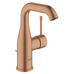 Praustuvo maišytuvas Grohe Essence M, su dugno vožtuvu, matinis rausvas auksas (Brushed Warm Sunset)