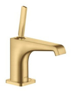 Praustuvo maišytuvas AXOR Citterio E 90, su neužsidarančiu dugno vožtuvu, šlifuotas auksas (Brushed Gold Optic)