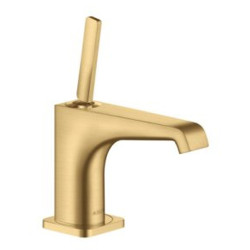 Praustuvo maišytuvas AXOR Citterio E 90, su neužsidarančiu dugno vožtuvu, šlifuotas auksas (Brushed Gold Optic)