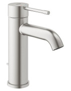 Praustuvo maišytuvas Grohe Essence S, su dugno vožtuvu, nerūdijančio plieno spalva