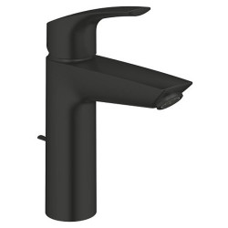 Praustuvo maišytuvas Grohe Eurosmart M, su dugno vožtuvu, juoda matinė