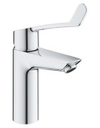 Praustuvo maišytuvas Grohe Eurosmart M, su ilga svirtimi, su push-open dugno vožtuvu, chromas
