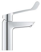 Praustuvo maišytuvas Grohe Eurosmart M, su ilga svirtimi, su push-open dugno vožtuvu, chromas