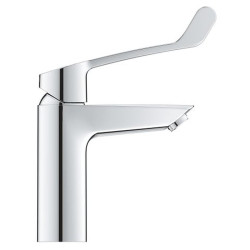 Praustuvo maišytuvas Grohe Eurosmart M, su ilga svirtimi, su push-open dugno vožtuvu, chromas