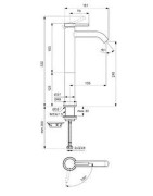 Praustuvo maišytuvas Ideal Standard Ceraline Nuovo H240, be dugno vožtuvo, chromas