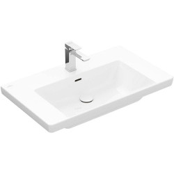 Praustuvas Villeroy&Boch Subway 3.0, 800x470x165 mm, su anga maišytuvui