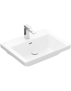 Praustuvas Villeroy&Boch Subway 3.0, 600x470x165 mm, su anga maišytuvui