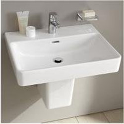 Praustuvas Laufen Pro S, 550x465x95 mm, su anga maišytuvui