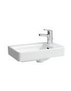 Praustuvas Laufen Pro S, 480x280x85 mm, su anga maišytuvui dešinėje, asimetrinis