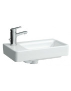 Praustuvas Laufen Pro S, 480x280x85 mm, su anga maišytuvui kairėje, asimetrinis