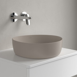 Praustuvas Villeroy&Boch Antao, 400x395x145 mm, be angos maišytuvui, migdolinė (Almond)