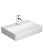 Praustuvas Duravit DuraSquare, 600x400 mm, su anga maišytuvui