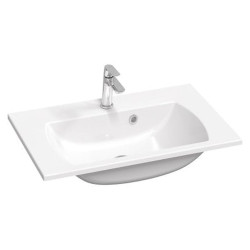 Praustuvas Ravak Classic Slim 700, 700x450x158 mm, su anga maišytuvui