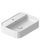 Praustuvas Ravak Ceramic Slim Shelf R, 550x400 mm, su anga maišytuvui