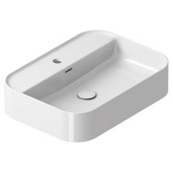 Praustuvas Ravak Ceramic Slim Shelf R, 550x400 mm, su anga maišytuvui