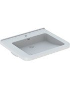 Praustuvas Geberit Selnova Comfort Square, 550x525 mm, su anga maišytuvui