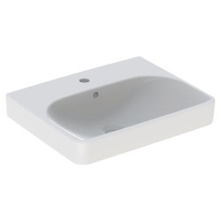 Praustuvas Geberit Smyle Square, 550x440 mm, su anga maišytuvui