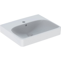Praustuvas Geberit Smyle Square, 500x410 mm, su anga maišytuvui