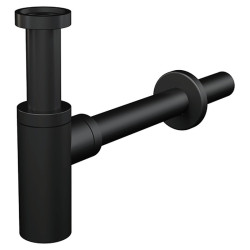 Sifonas praustuvui Alcadrain A400BLACK Design, žalvarinis, DN32, juoda matinė
