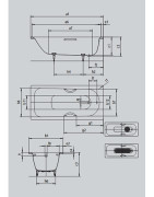Plieninė vonia Kaldewei Saniform Plus 375-1, 180x80 cm
