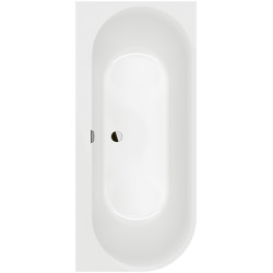 Vonia Villeroy&Boch Oberon 2.1, 180x80 cm, Quaryl, dešinė, su panele ir sifonu