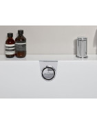 Vonia Villeroy&Boch Oberon 2.1, 180x80 cm, Quaryl, dešinė, su panele ir sifonu