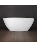 Laisvai pastatoma vonia Paa Perla, 160x75 cm, Silkstone