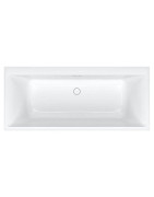 Stačiakampė vonia Villeroy&Boch Subway 3.0, 180x80 cm, Quaryl, su sifonu