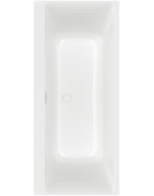 Stačiakampė vonia Villeroy&Boch Subway 3.0, 170x75 cm, Quaryl, su sifonu