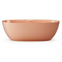 Laisvai pastatoma akmens masės vonia Paa Bella, 170x80 cm, Glossy Clay