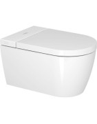 Pakabinamas unitazas Duravit SensoWash Starck f Plus Compact, DuraShield, Rimless, su bidė funkcija