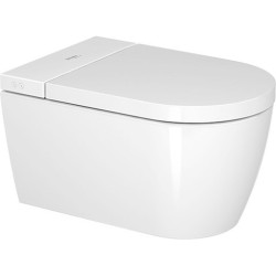 Pakabinamas unitazas Duravit SensoWash Starck f Plus Compact, DuraShield, Rimless, su bidė funkcija