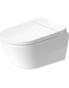 Pakabinamas unitazas Duravit SensoWash D-Neo Compact, DuraShield, Rimless, su bidė funkcija, su dangčiu