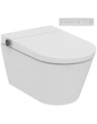 Pakabinamas unitazas Ideal Standard i.Life E, Rimless, su bidė funkcija, su dangčiu