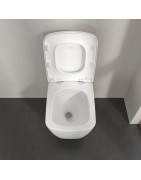 Pakabinamas unitazas Villeroy&Boch Subway 3.0, TwistFlush, CeramicPlus, su dangčiu