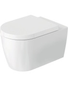 Pakabinamas unitazas Duravit ME by Starck Hero Edition, DuraShield, su dangčiu