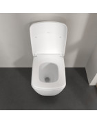 Pakabinamas unitazas Villeroy&Boch Subway 3.0, TwistFlush, su dangčiu