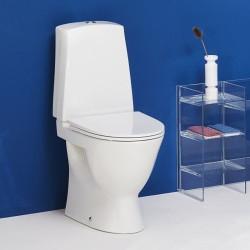 Pastatomas unitazas Laufen Pro N, LCC, horizontaliu nuotaku, Rimless, su bakeliu