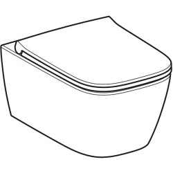 Pakabinamas unitazas Geberit Smyle Square, TurboFlush, su dangčiu