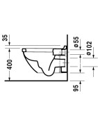 Pakabinamas unitazas Duravit Starck 3