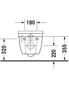 Pakabinamas unitazas Duravit Starck 3