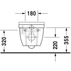 Pakabinamas unitazas Duravit Starck 3