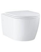Pakabinamas unitazas Grohe Bau Ceramic, su dangčiu